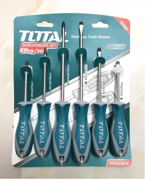 Bộ 6 tua vít THT250606 TOTAL