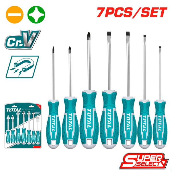 Bộ 7 tua vít THT2506072 TOTAL