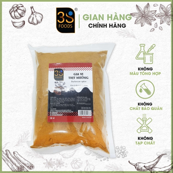 Gia vị thịt nướng G500g(490g)