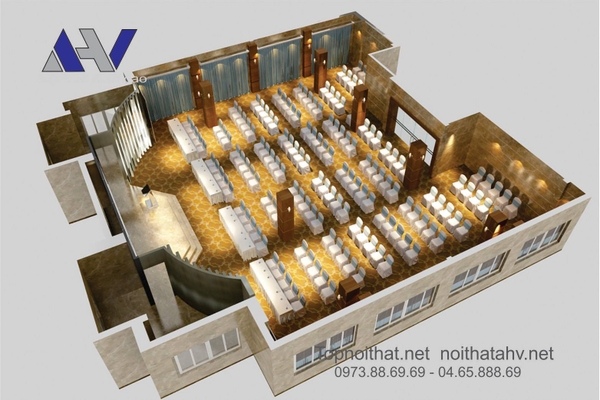 Công trình hội trường văn phòng