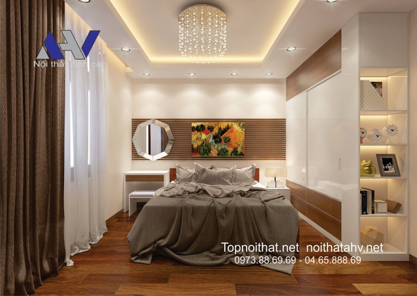 Công trình nội thất nhà lô anh Ninh Trường
