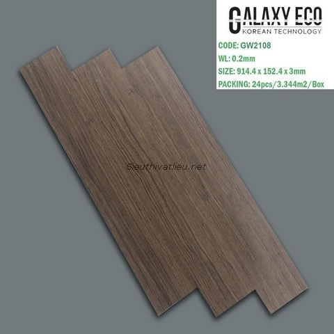 Sàn nhựa dán keo vân gỗ Galaxy Eco GW2108