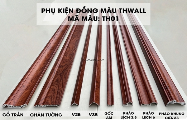 PHÀO CHỈ NHỰA NANO VÂN GỖ MÀU NÂU ĐỎ TH01