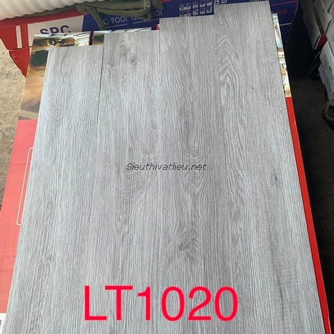 Sàn nhựa dán keo vân gỗ giá rẻ LT1020 màu xám