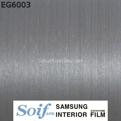 Film nội thất samsung soif EG6003 vân kim loại màu xám