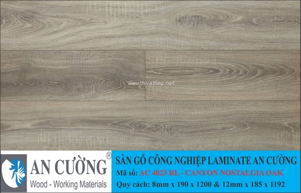 Sàn gỗ laminate An Cường vân gỗ AC-4023-RL