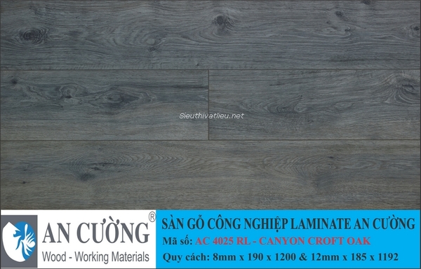 Sàn gỗ laminate An Cường vân gỗ AC-4025-RL