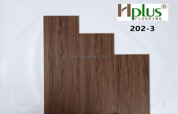 Sàn nhựa hèm khóa vân gỗ Hplus 202-3