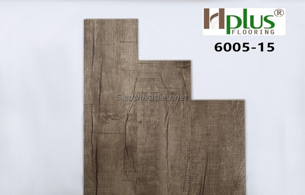 Sàn nhựa hèm khóa vân gỗ Hplus 6005-15