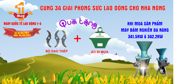 Chương trình khuyến mãi sản phẩm chào mừng ngày Quốc tế Lao động 01/05