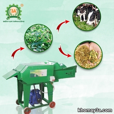 Máy băm phụ phẩm nông nghiệp - Giải pháp tối ưu cho việc sử dụng phụ phẩm làm thức ăn chăn nuôi