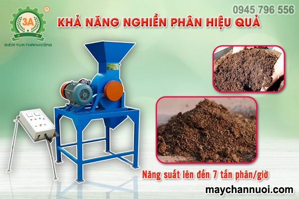 Máy nghiền phân hữu cơ