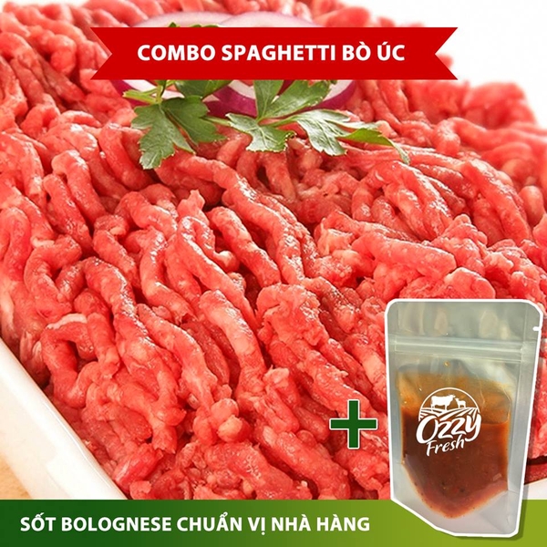 Combo Spaghetti Bò Úc