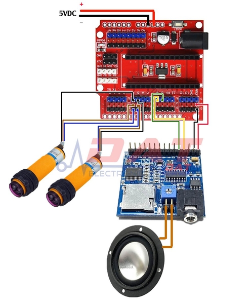 Hướng Dẫn Lắp Đặt Bộ Tự Động Chào Khách Ra/Vào Vô Cùng Đơn Giản