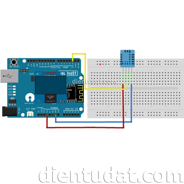 Đo Nhiệt Độ Độ Ẩm Arduino DHT11