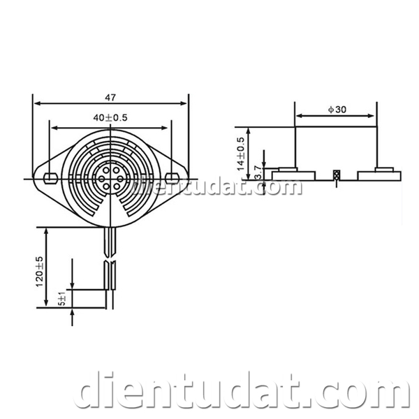 Còi Báo Động SFM-27 - Liên Tục