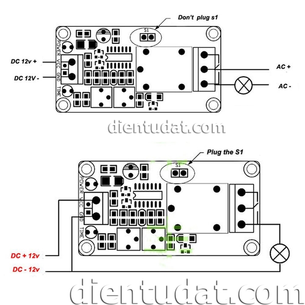 Mạch Tạo Trễ Đóng Ngắt Relay Theo Chu Kỳ