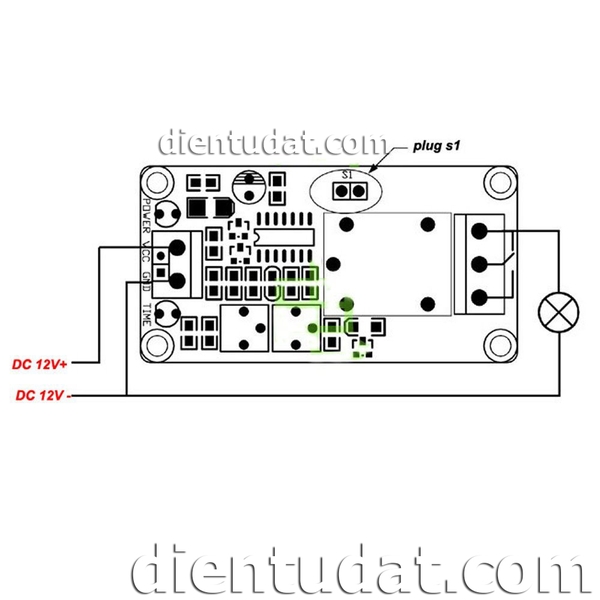 Mạch Tạo Trễ Đóng Ngắt Relay Theo Chu Kỳ