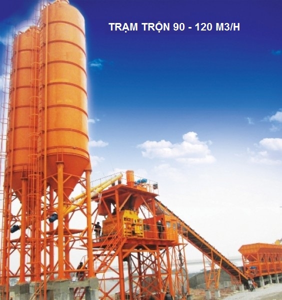 TRẠM TRỘN 90 M3/H - 180 M3/H