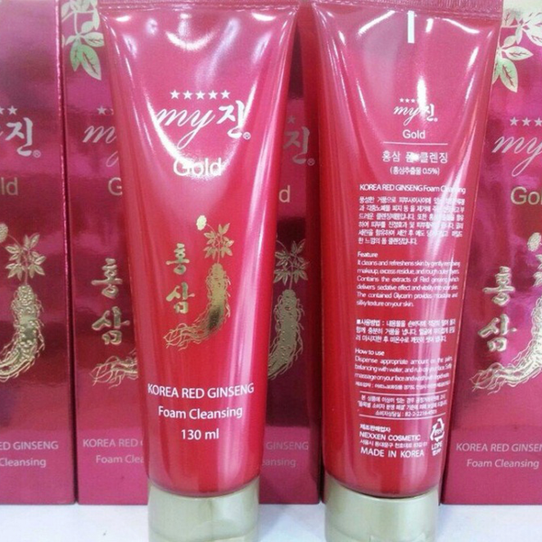 korean red ginseng foam cleansing 130ml