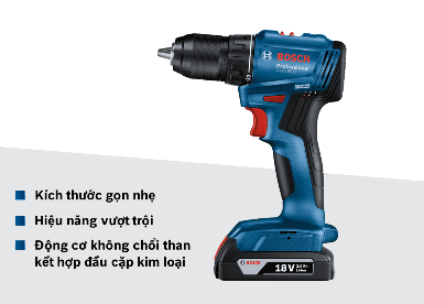 Máy khoan vặn vít pin GSR 185-LI (1 pin)