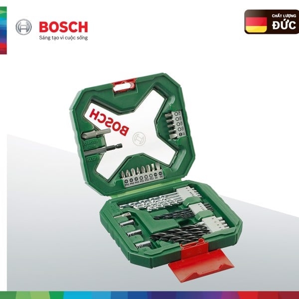 Bộ mũi khoan và vặn vít Bosch X-Line 34 món