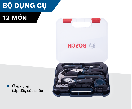 Bộ dụng cụ đa năng Bosch 12 món