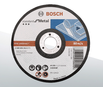 Đá cắt Bosch 105x1.2x16mm (sắt)
