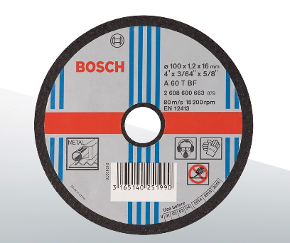 Đá cắt Bosch 100x1.2x16mm (sắt)
