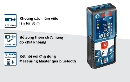 Máy đo khoảng cách laser Bosch GLM 50 C