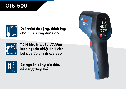 Máy đo nhiệt độ GIS 500