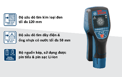 Máy dò đa năng Bosch D-tect 120