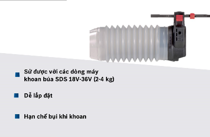 Phễu chụp bụi máy khoan