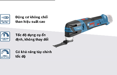 Máy cắt đa năng dùng pin Bosch GOP 12V-28 (không kèm pin & sạc)