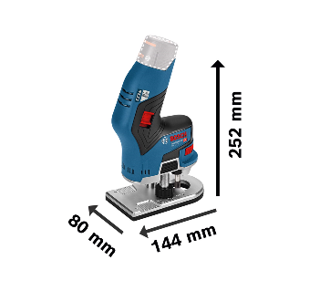 Máy phay dùng pin Bosch GKF 12V-8 (không kèm pin & sạc)