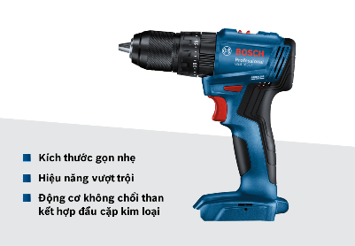 Máy khoan vặn vít pin GSB 185-LI (không kèm pin & sạc)