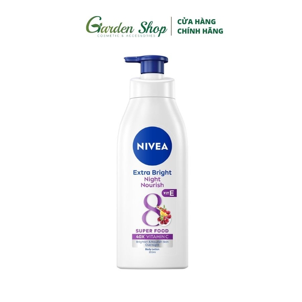 Dưỡng Thể Ban Đêm Night White Nivea 350ml