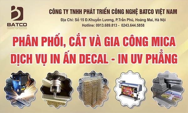 Dịch vụ in ấn tại Batco Việt Nam