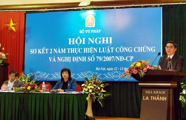Dự thảo bổ sung một số điều của Luật công chứng: