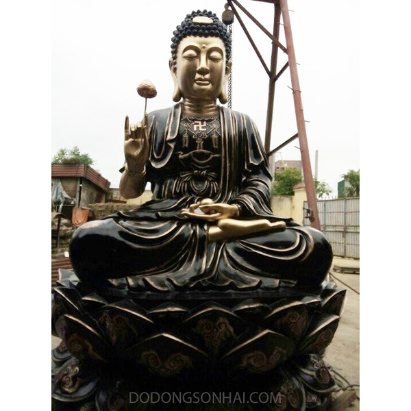 Đúc tượng Phật cỡ lớn bằng đồng đỏ, mã D10