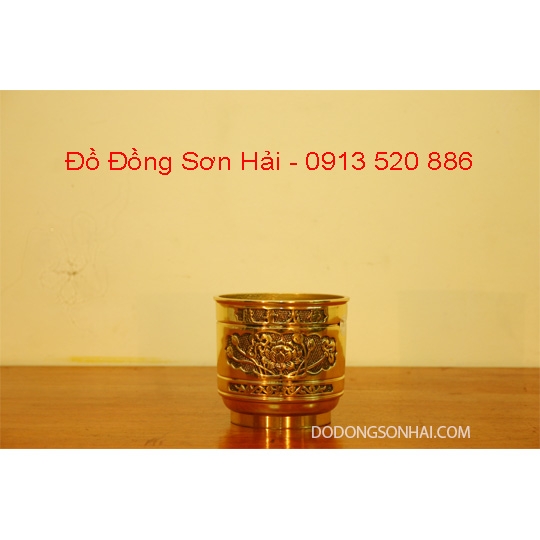 Bát hương thờ Phật, lư hương đồng Đài Loan rộng 10cm, cao 9cm, mã A160