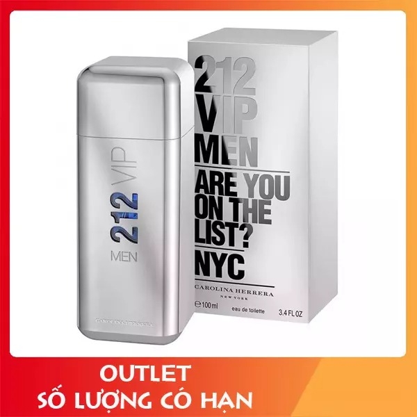 Nước Hoa 212 VIP Bạc (EDP) 80ml - OL886. Phong Cách & Sáng Tạo