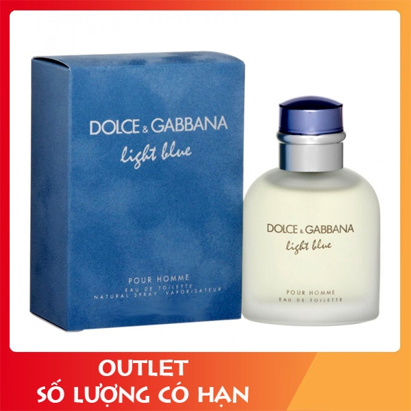 Nước Hoa Nam Dolce Gabbana Light Blue Pour Homme EDT 125ml - OL1874. Tự Tin, Lôi Cuốn & Nam Tính
