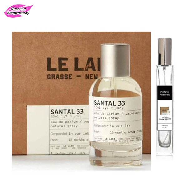 Nước Hoa Unisex Le Labo Santal 33 10ml C169 - Sang trọng, Gợi cảm & Tinh tế