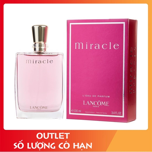 Nước Hoa Nữ Miracle Lancome EDP 100ml – OL75. Hiện Đại, Tao Nhã & Kì Diệu