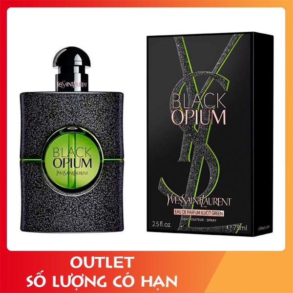 Nước Hoa Nữ YSL Black Opium illicit Green EDP 75ml OL1918 - Hiện Đại & Quyến Rũ.