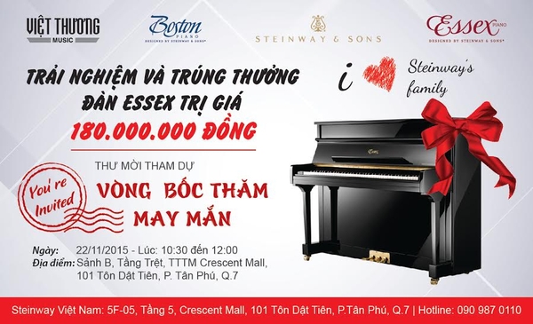 Steinway's Family - Vòng bốc thăm may mắn