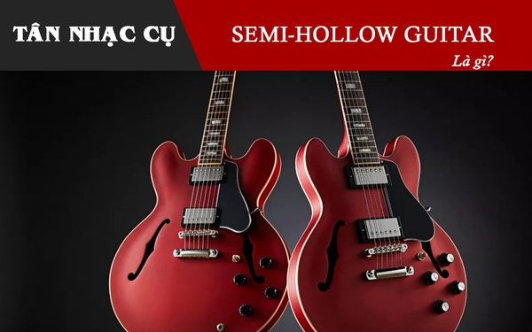 Đàn Guitar Semi-Hollow (Bán Rỗng) Là Gì?