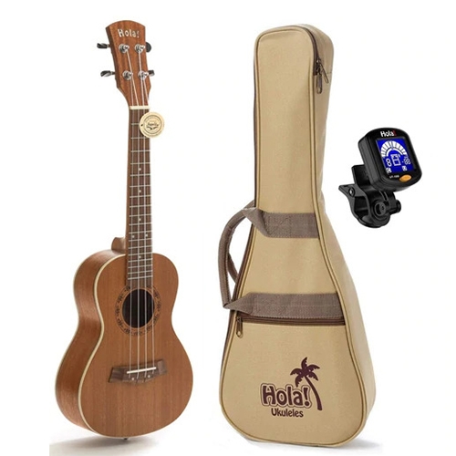 Đàn Ukulele Concert Hola Deluxe Mahogany