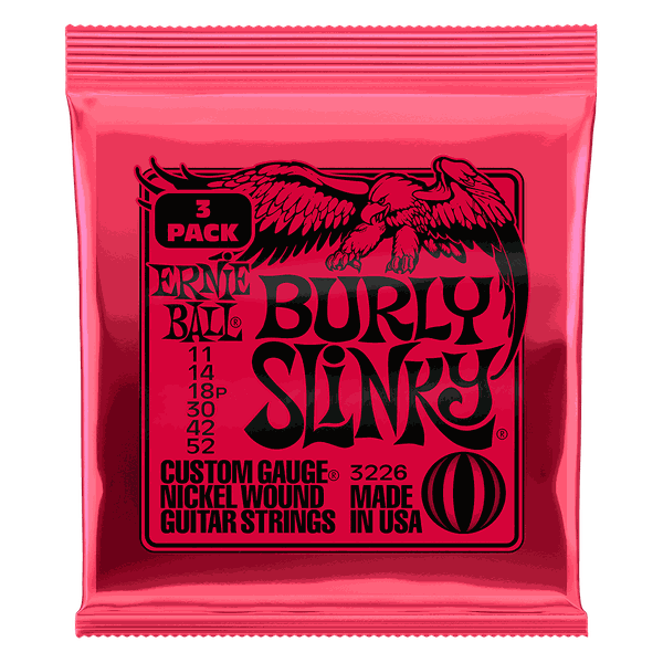 Dây Đàn Guitar Điện Ernie Ball 3226 Burly Slinky Nickel Wound - Cỡ .011-.052